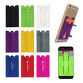 Silicone Cell Phone Kickstand & Wallet